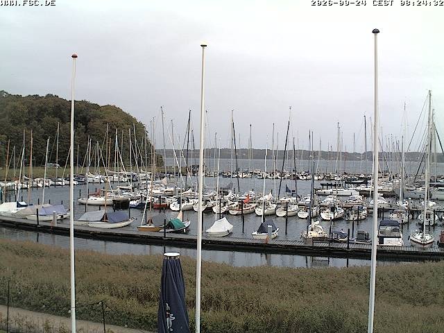 Archiv Foto Webcam Yachthafen Flensburg