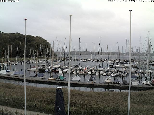 Archiv Foto Webcam Yachthafen Flensburg