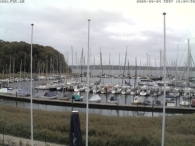 Archiv Foto Webcam Yachthafen Flensburg