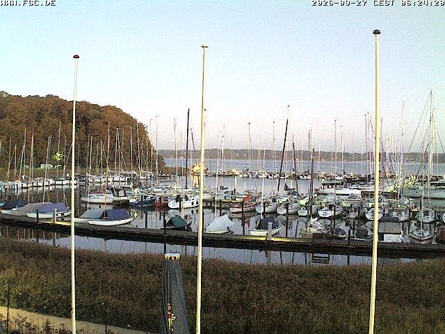 Archiv Foto Webcam Yachthafen Flensburg