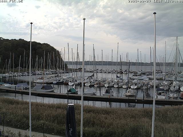 Archiv Foto Webcam Yachthafen Flensburg