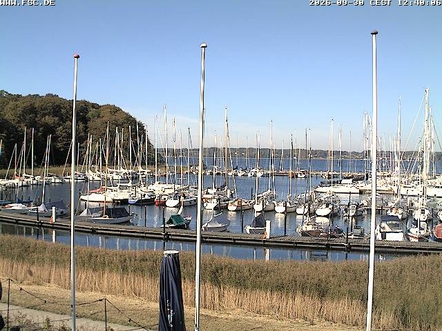 Archived image Webcam Marina Flensburg