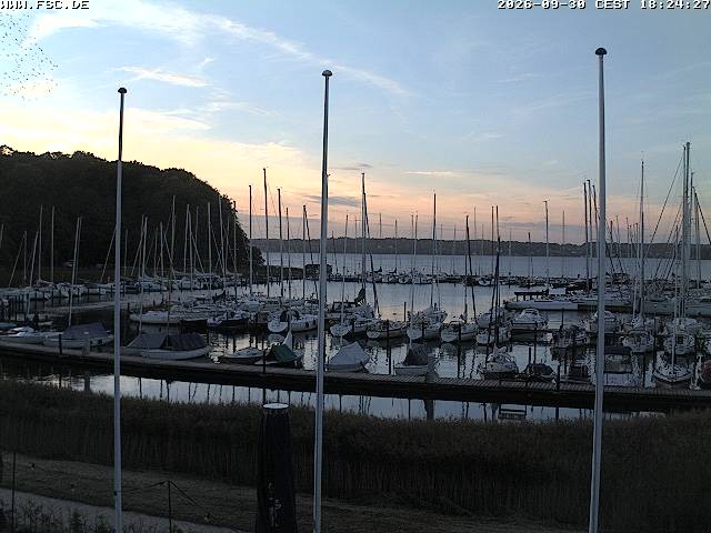 Archived image Webcam Marina Flensburg