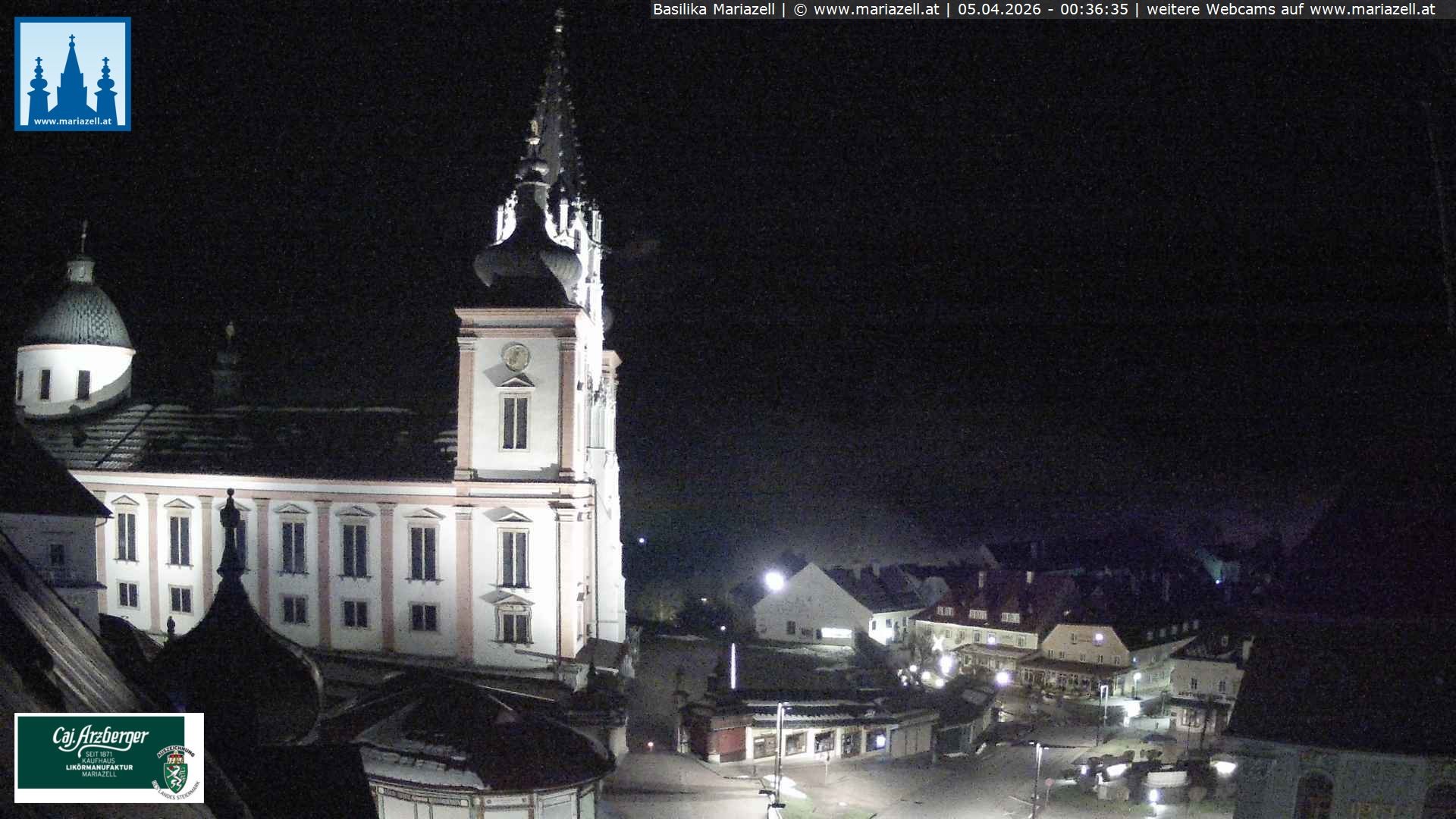 Archived image Webcam Mariazell Basilica