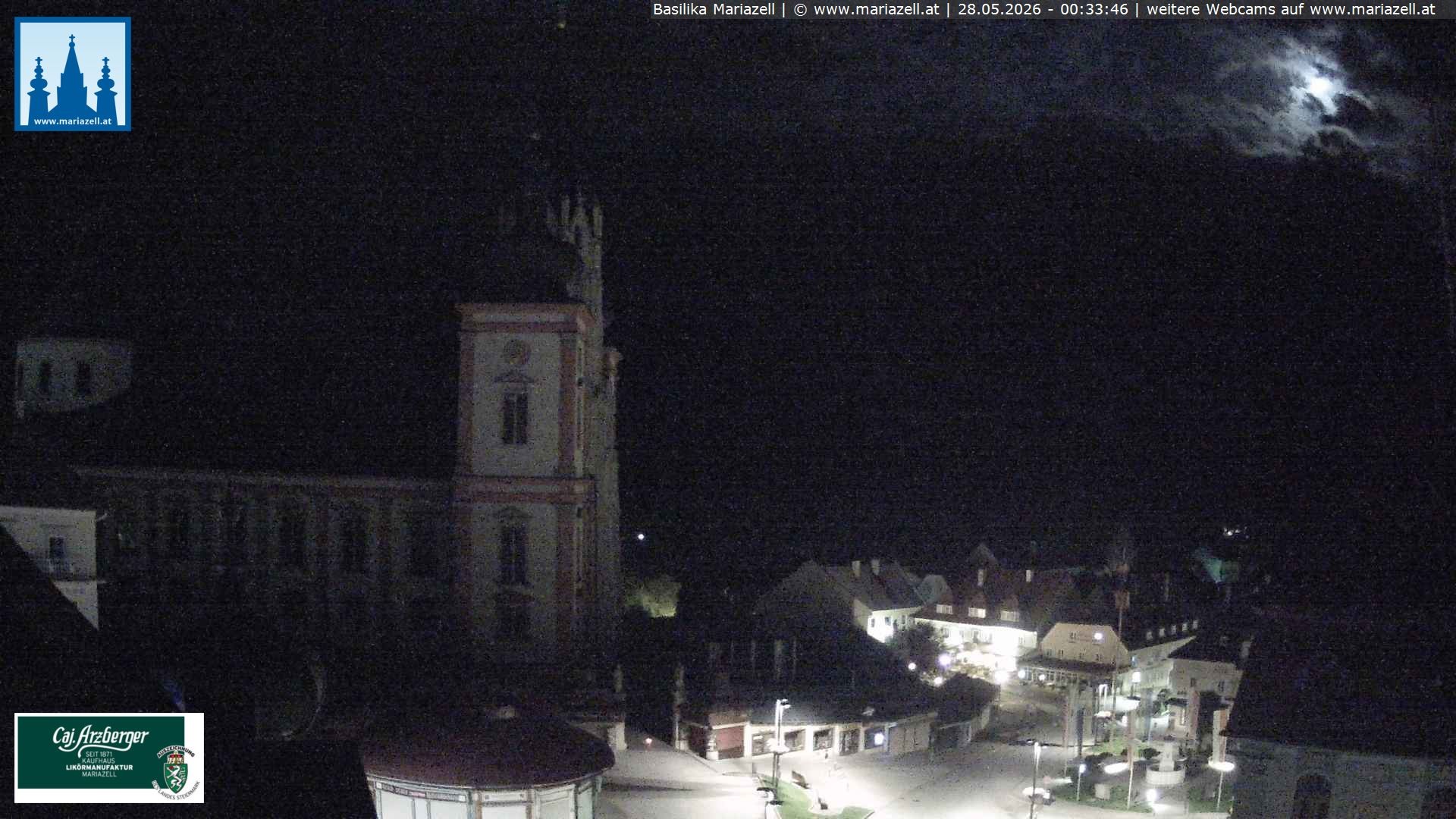 Archived image Webcam Mariazell Basilica