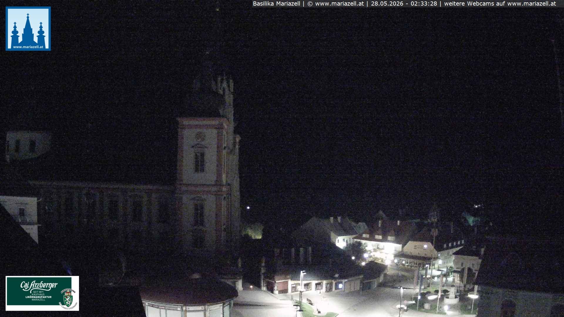 Archived image Webcam Mariazell Basilica