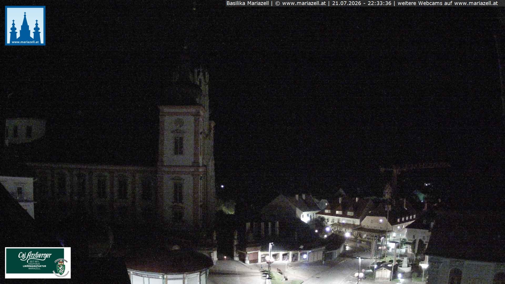 Archived image Webcam Mariazell Basilica