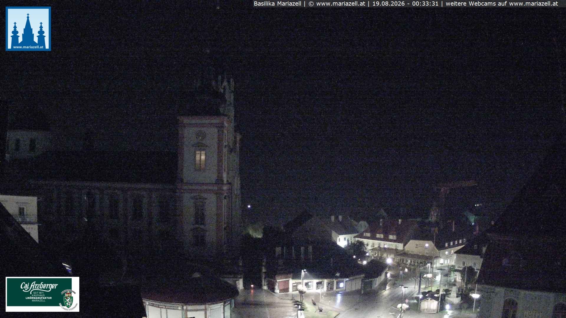 Archived image Webcam Mariazell Basilica
