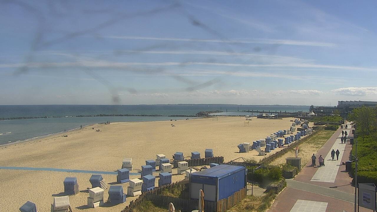 Archiv Foto Webcam Ostsee Resort Damp - Strandpromenade