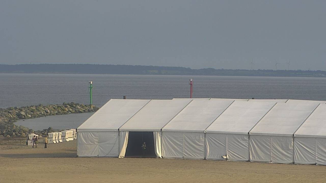 Archiv Foto Webcam Ostsee Resort Damp - Strandpromenade