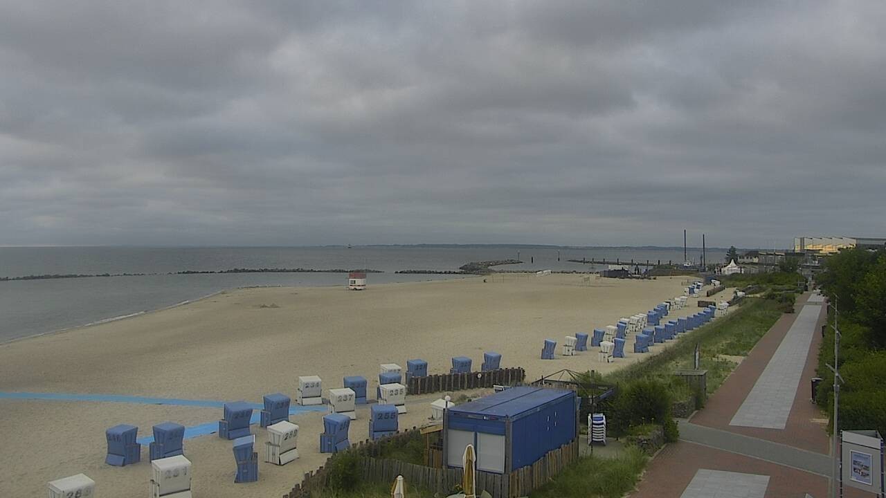 Archiv Foto Webcam Ostsee Resort Damp - Strandpromenade