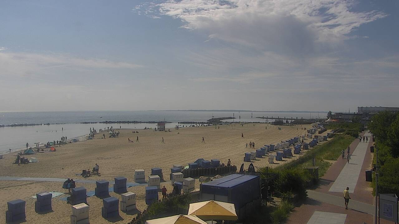 Archiv Foto Webcam Ostsee Resort Damp - Strandpromenade