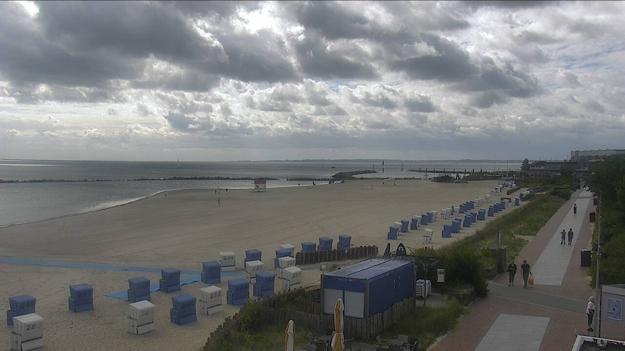 Archiv Foto Webcam Ostsee Resort Damp - Strandpromenade