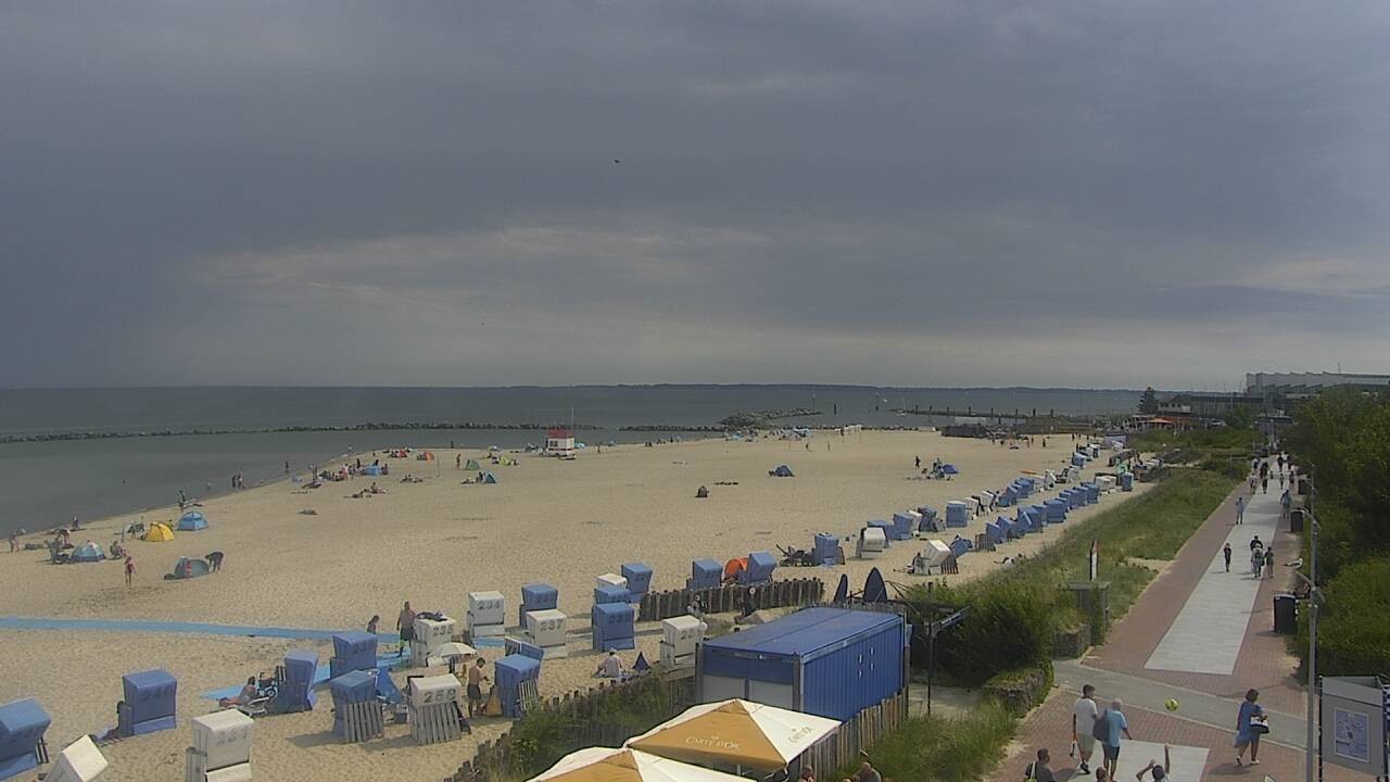 Archiv Foto Webcam Ostsee Resort Damp - Strandpromenade