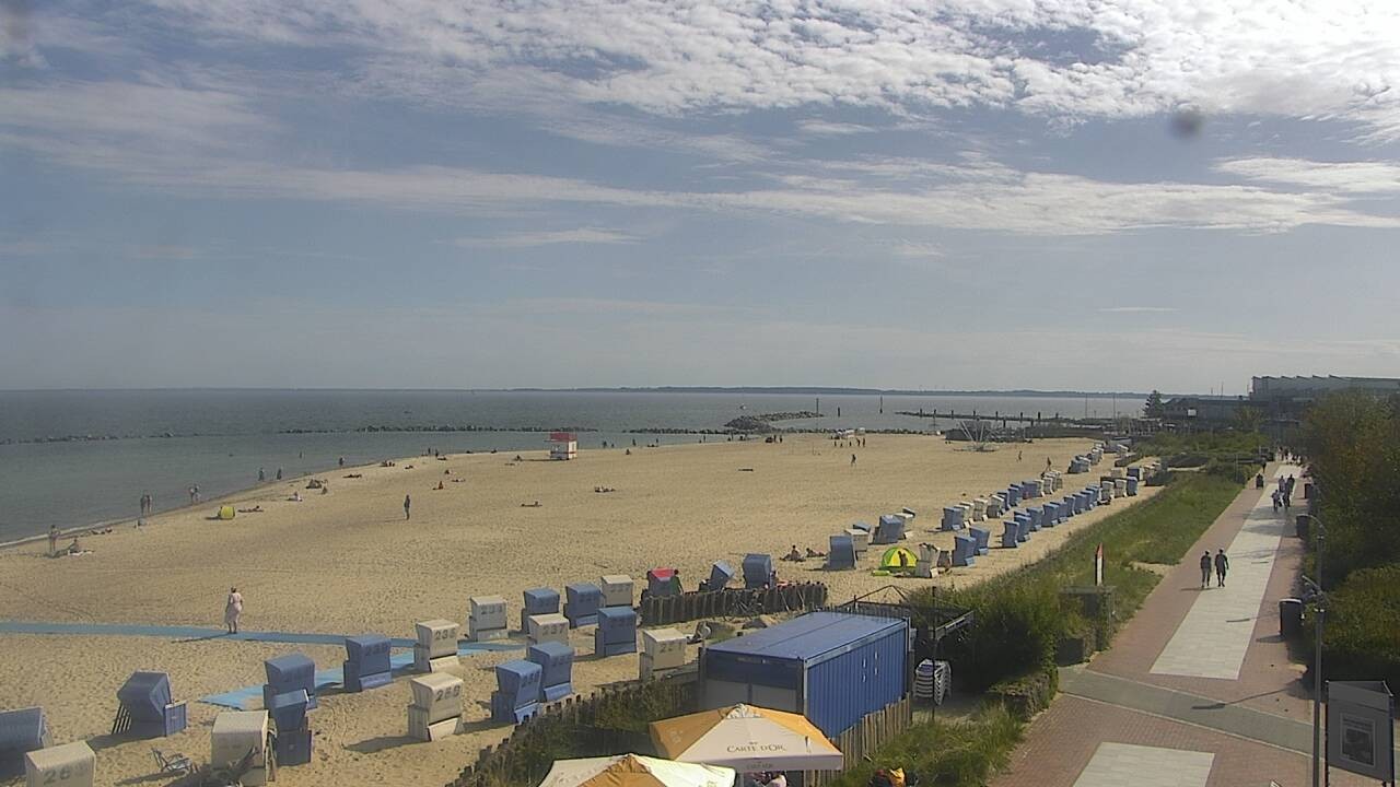 Archiv Foto Webcam Ostsee Resort Damp - Strandpromenade