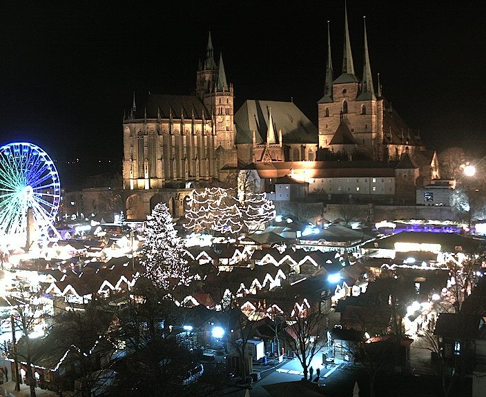 Archiv Foto Webcam Erfurter Domplatz