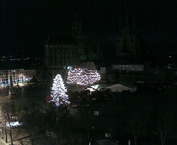 Archiv Foto Webcam Erfurter Domplatz