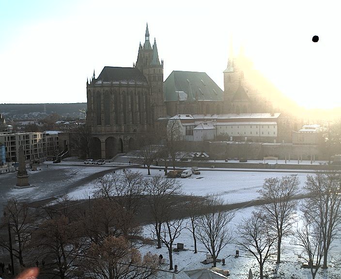 Archiv Foto Webcam Erfurter Domplatz