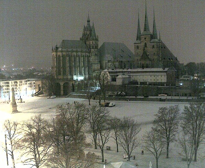 Archiv Foto Webcam Erfurter Domplatz
