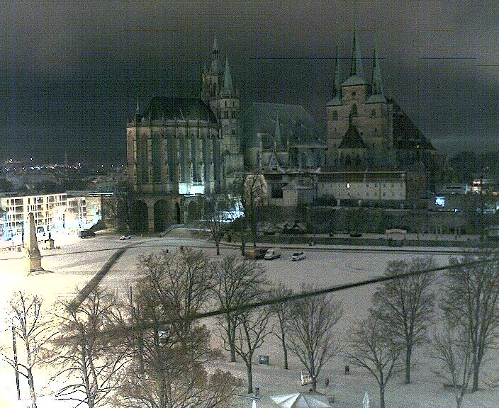 Archiv Foto Webcam Erfurter Domplatz