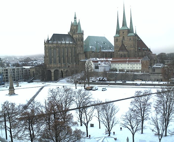 Archiv Foto Webcam Erfurter Domplatz