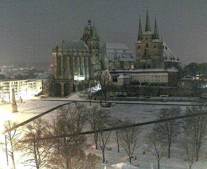 Archived image Webcam Erfurt - Cathedral Square