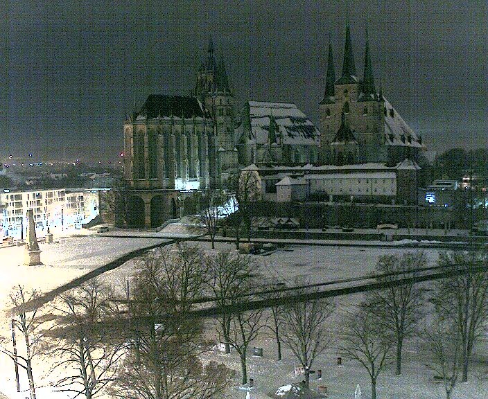 Archiv Foto Webcam Erfurter Domplatz