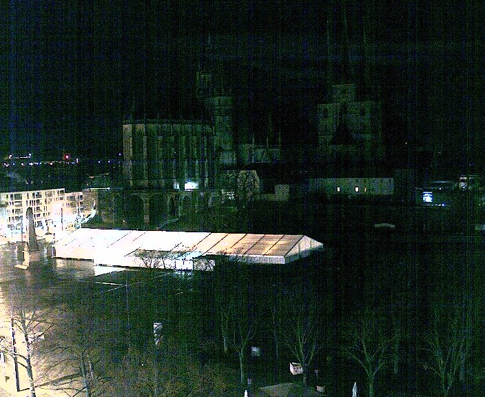 Archiv Foto Webcam Erfurter Domplatz