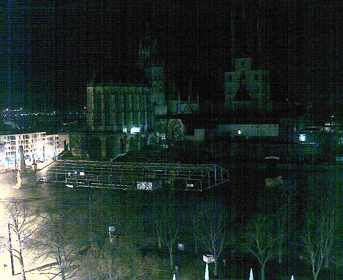 Archiv Foto Webcam Erfurter Domplatz