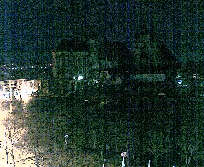 Archiv Foto Webcam Erfurter Domplatz