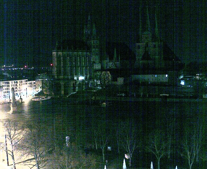 Archived image Webcam Erfurt - Cathedral Square
