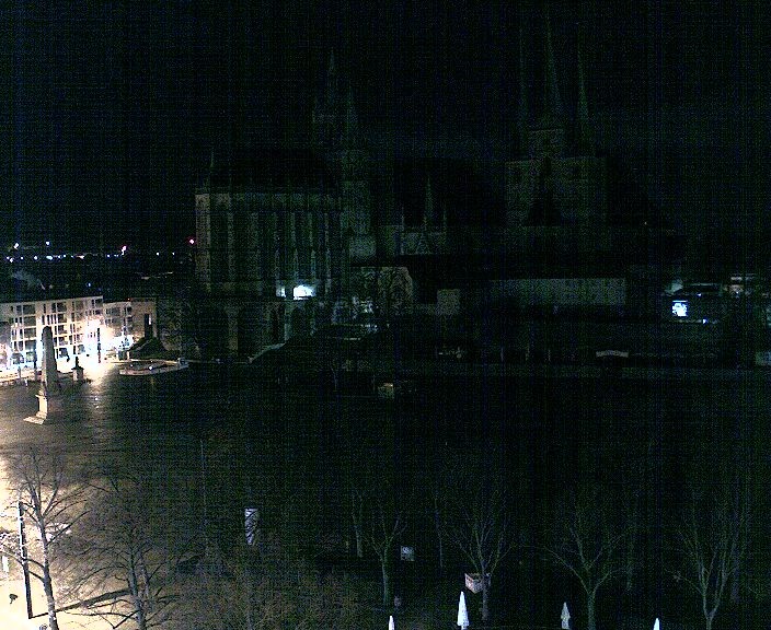 Archiv Foto Webcam Erfurter Domplatz