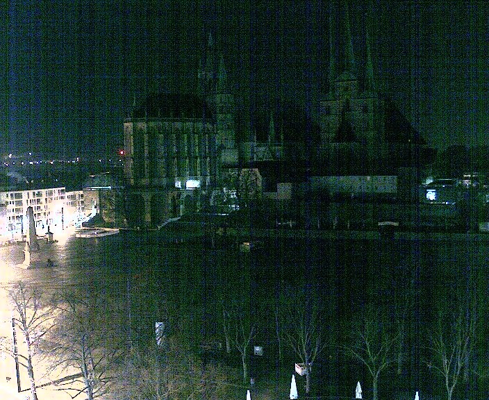 Archiv Foto Webcam Erfurter Domplatz