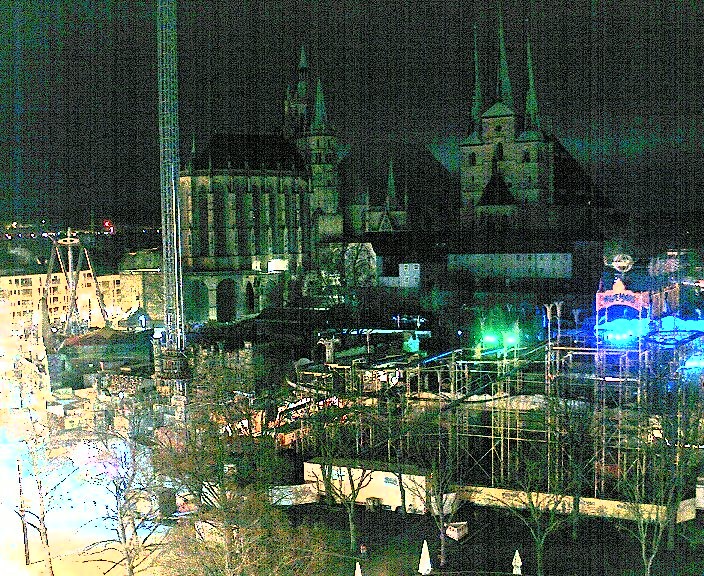Archiv Foto Webcam Erfurter Domplatz