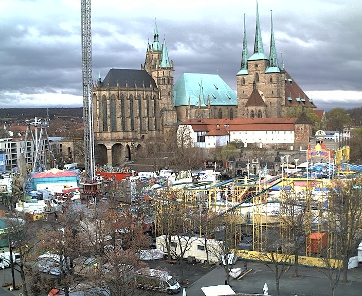 Archiv Foto Webcam Erfurter Domplatz