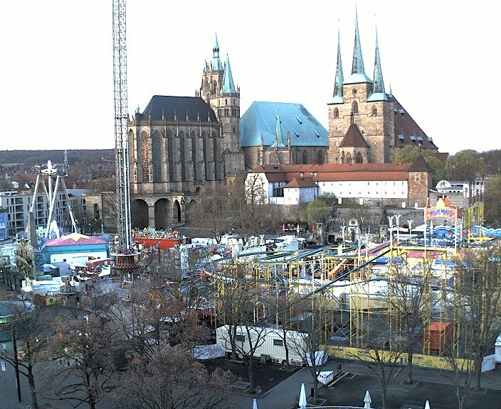 Archiv Foto Webcam Erfurter Domplatz
