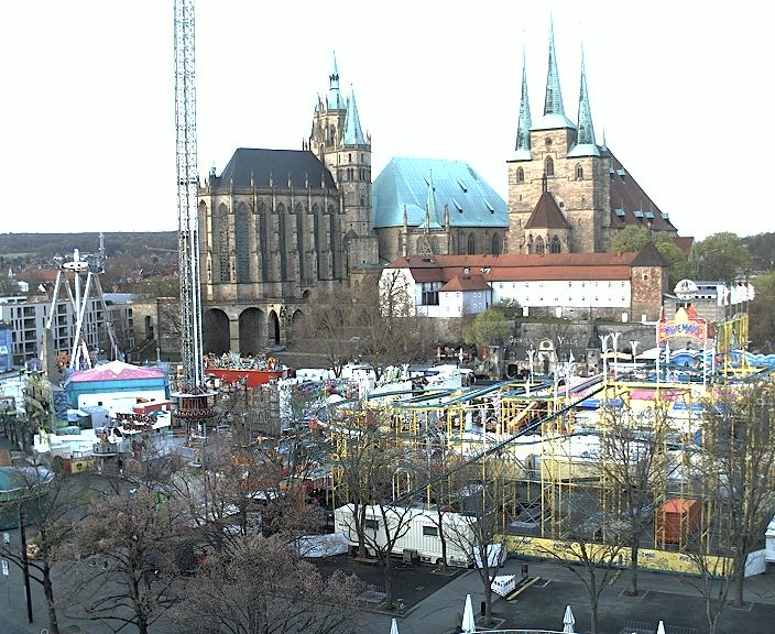 Archiv Foto Webcam Erfurter Domplatz