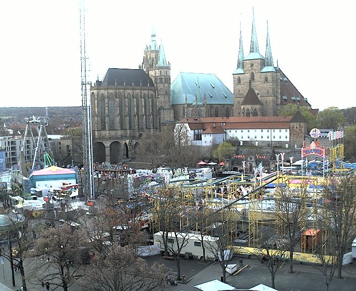 Archiv Foto Webcam Erfurter Domplatz