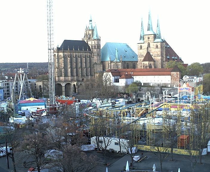 Archiv Foto Webcam Erfurter Domplatz
