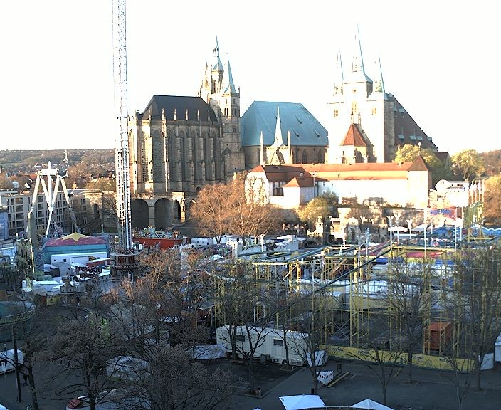 Archiv Foto Webcam Erfurter Domplatz