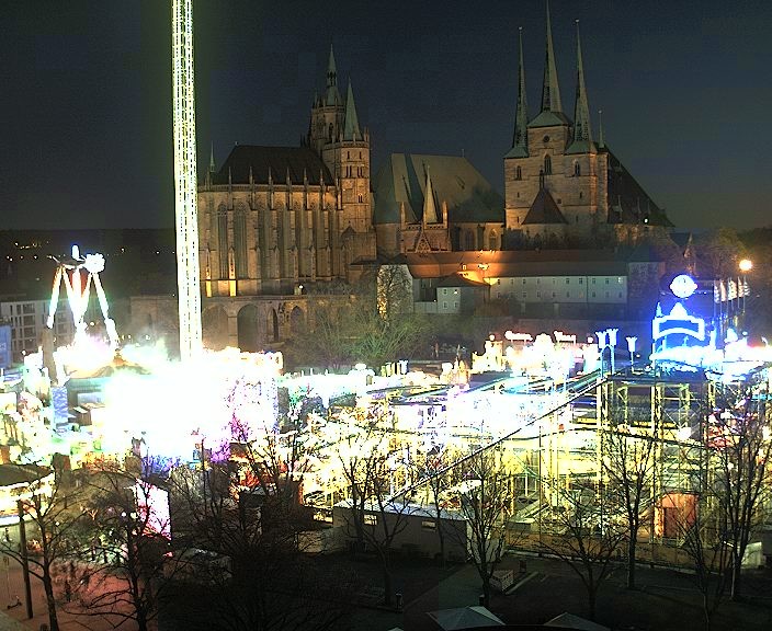 Archiv Foto Webcam Erfurter Domplatz