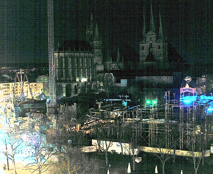 Archiv Foto Webcam Erfurter Domplatz