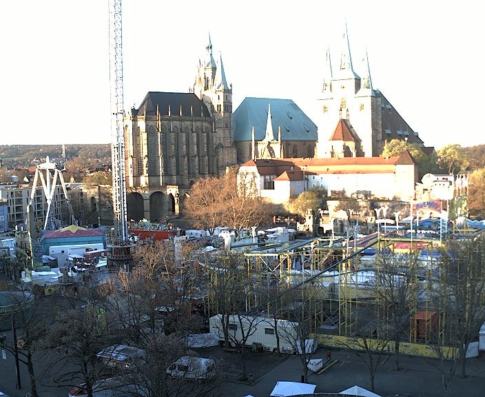 Archiv Foto Webcam Erfurter Domplatz