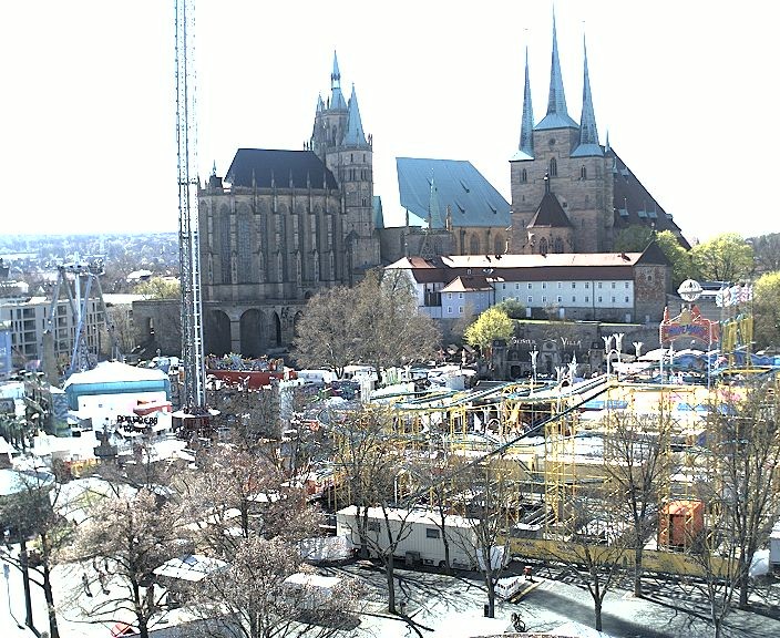 Archiv Foto Webcam Erfurter Domplatz