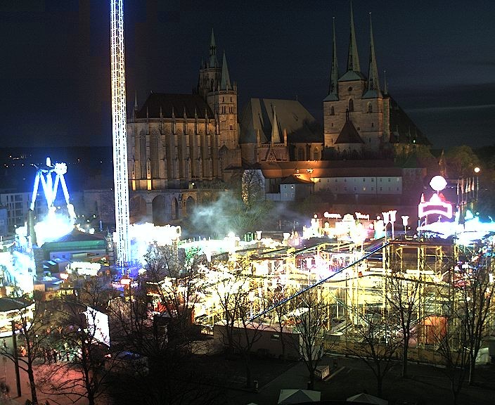 Archiv Foto Webcam Erfurter Domplatz