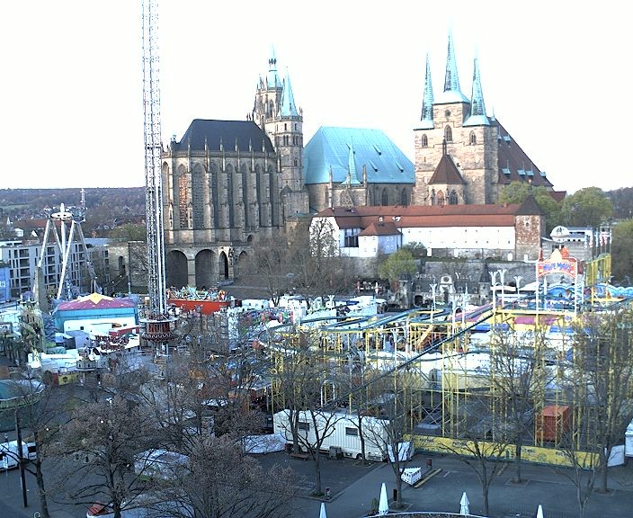 Archiv Foto Webcam Erfurter Domplatz