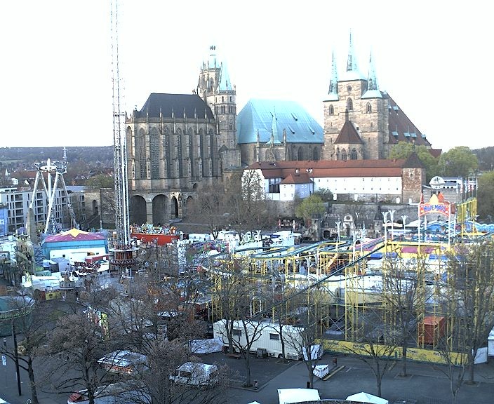 Archiv Foto Webcam Erfurter Domplatz