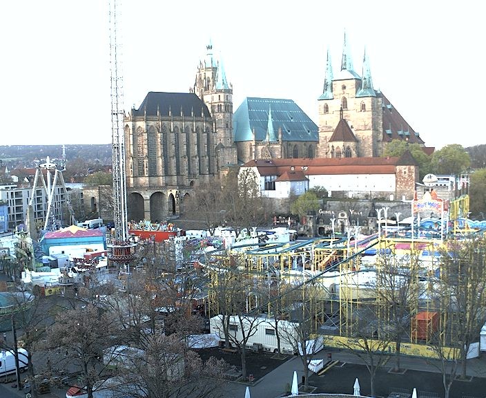 Archiv Foto Webcam Erfurter Domplatz