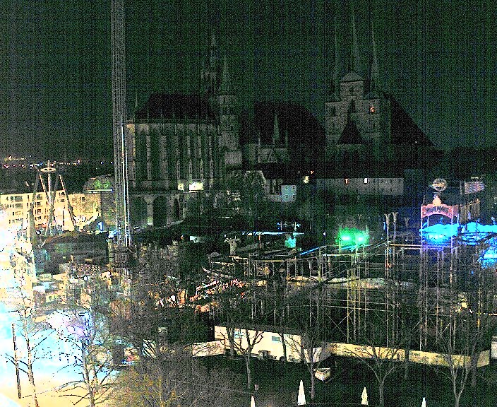 Archiv Foto Webcam Erfurter Domplatz
