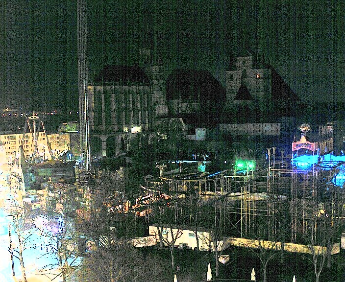Archiv Foto Webcam Erfurter Domplatz